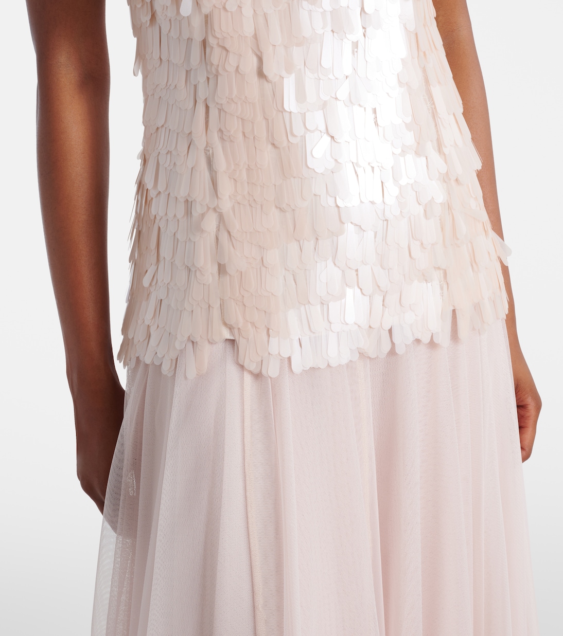 Robe longue Maxine à sequins | Simkhai