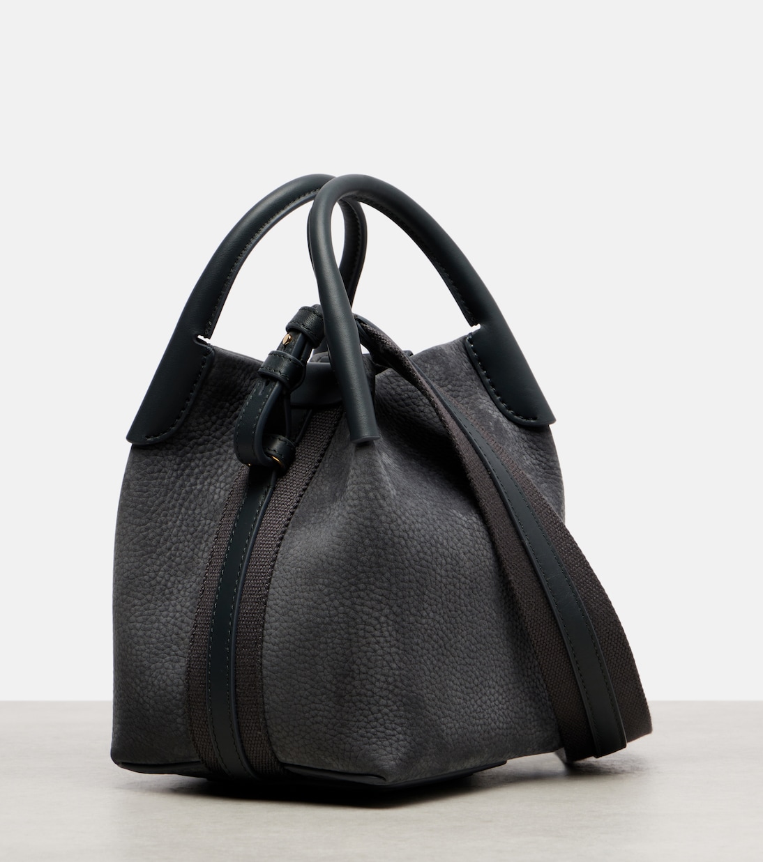 Bale Micro leather bucket bag | Loro Piana