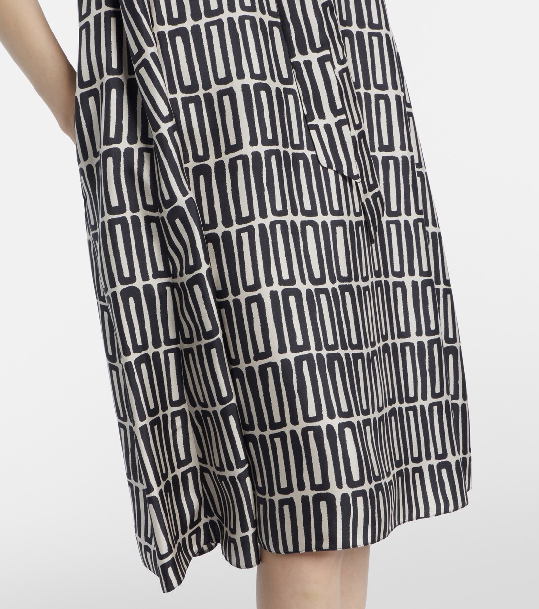 Jackie silk twill midi dress | 'S Max Mara