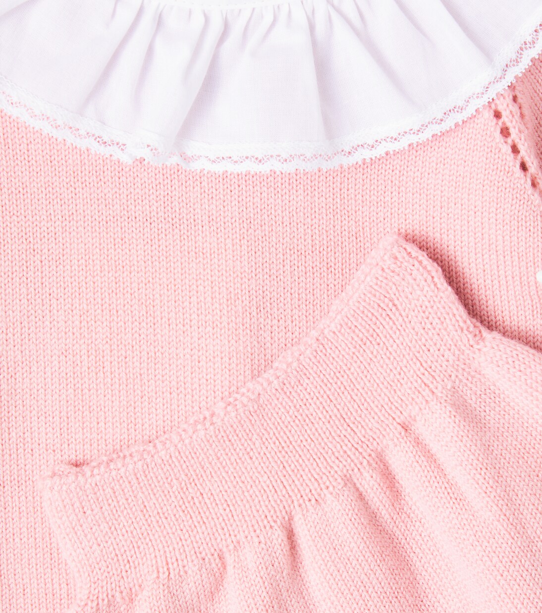 Baby Baya wool cardigan and pants set  | La Coqueta