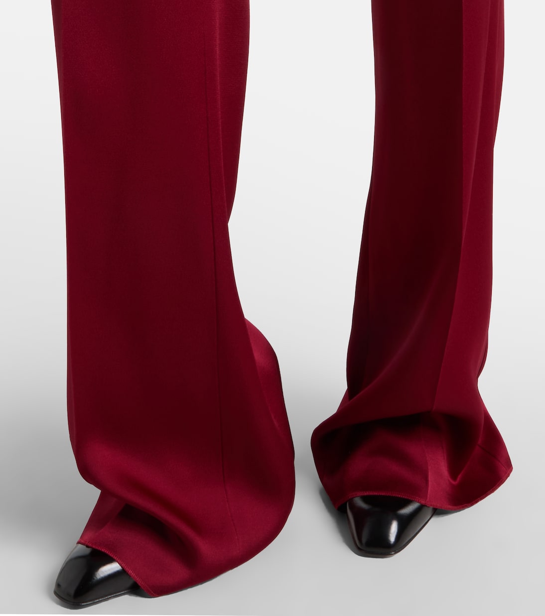 Scalata velvet-trimmed satin jumpsuit  | Max Mara