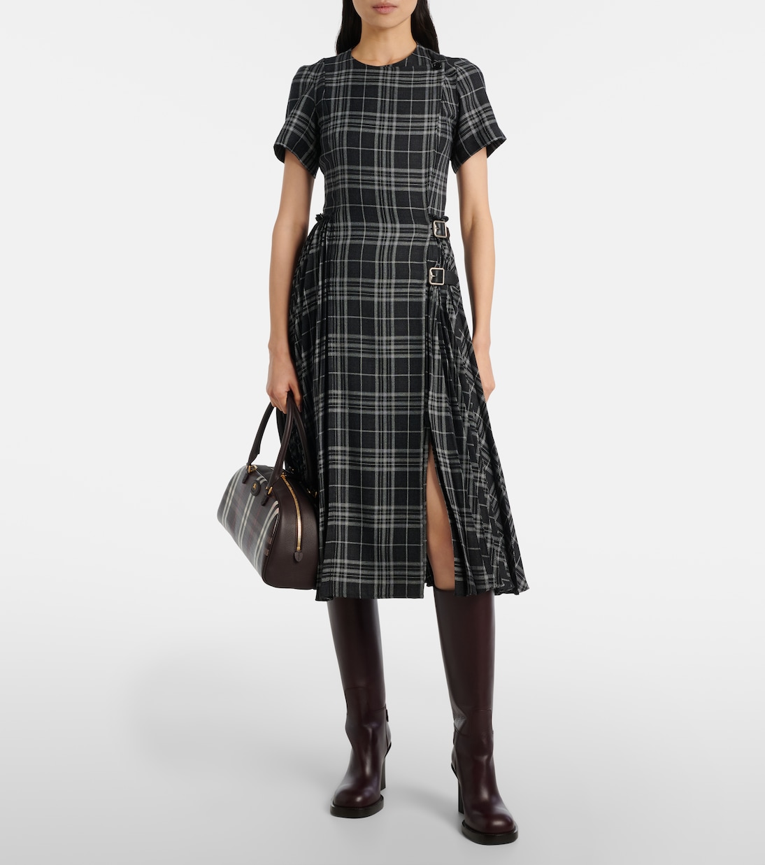 Meryl checked midi dress | Burberry