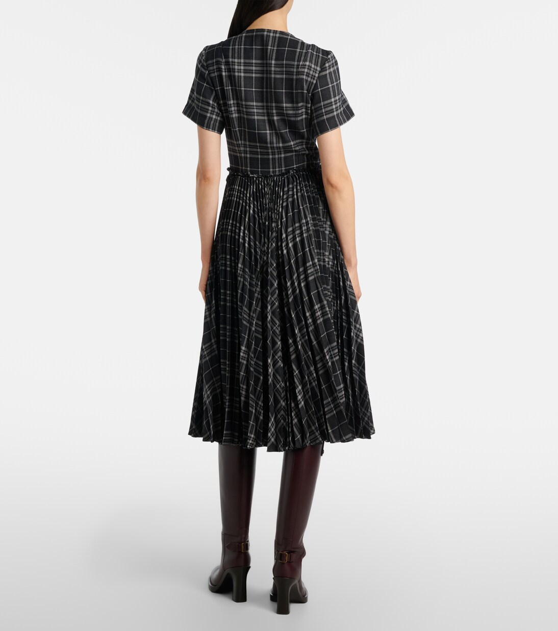 Meryl checked midi dress | Burberry