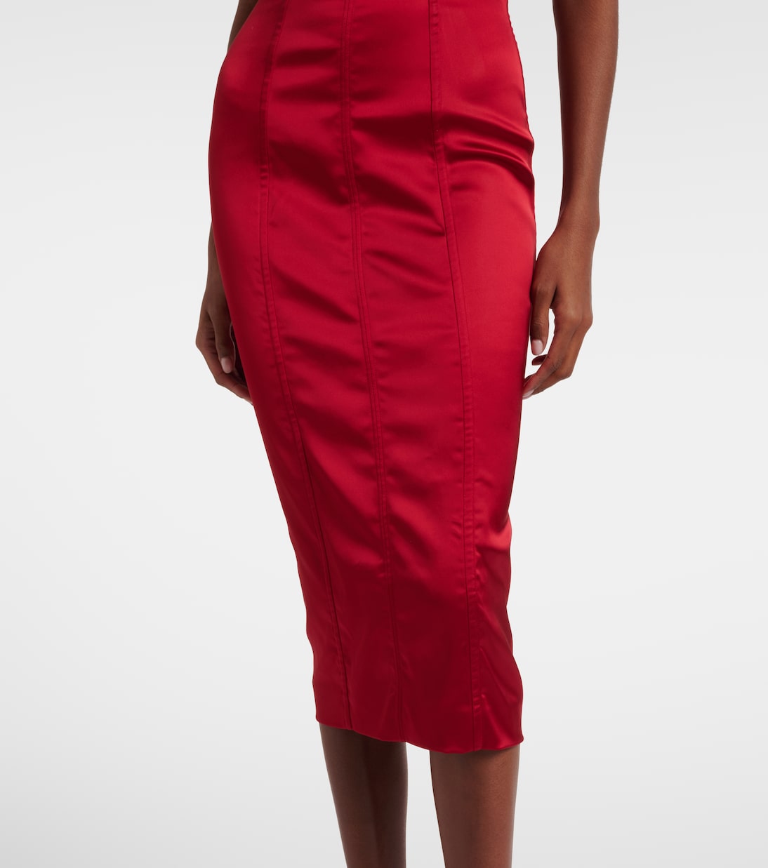 Bustier-Kleid aus Satin | Dolce&Gabbana