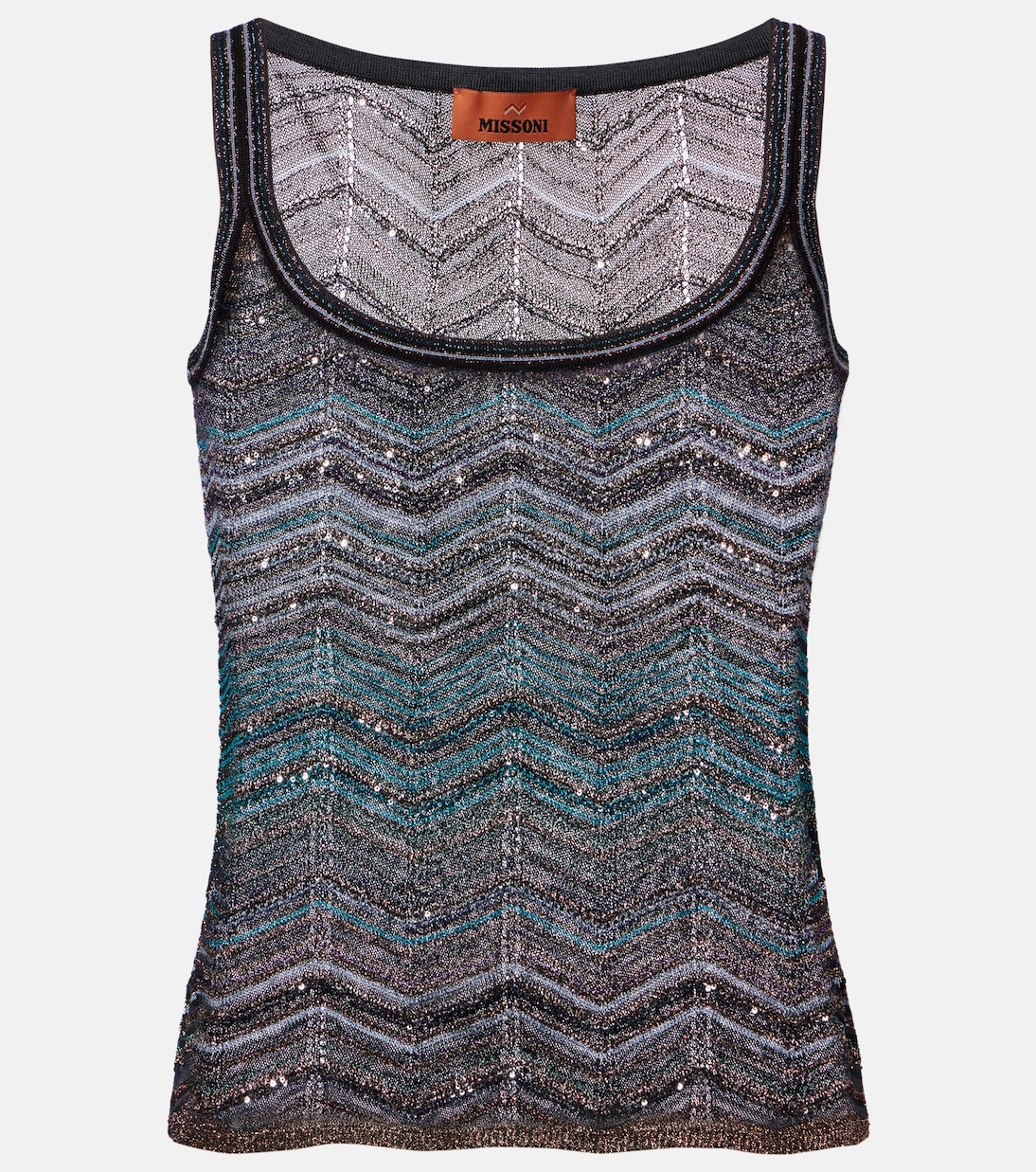 Zigzag lamé top | Missoni
