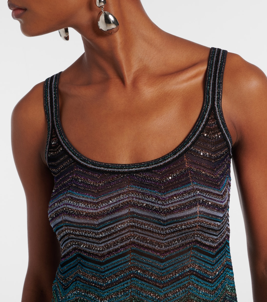 Zigzag lamé top | Missoni