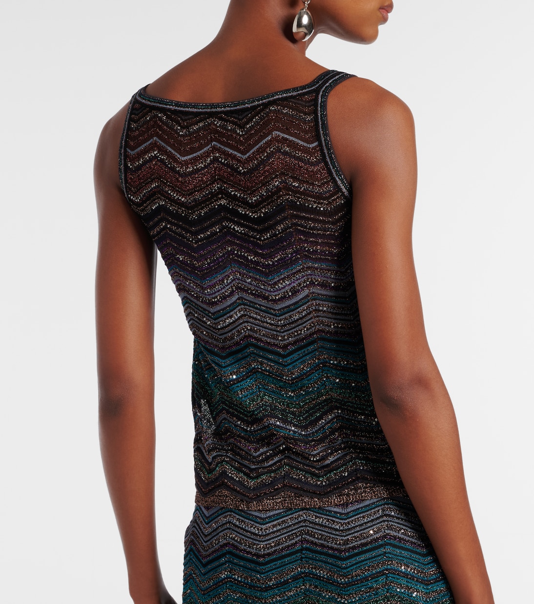 Zigzag lamé top | Missoni