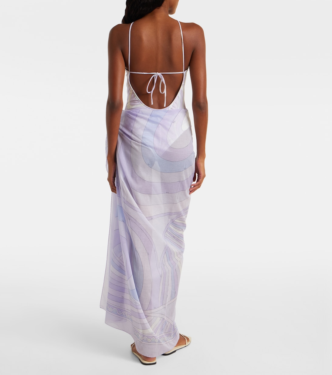 Iride cotton beach cover-up | Pucci