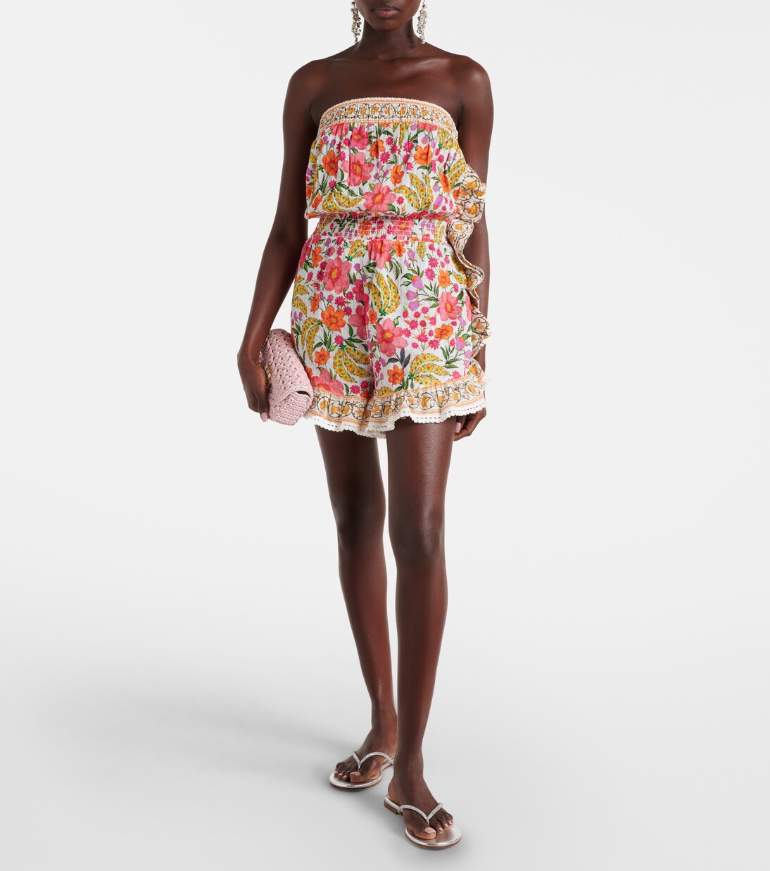 Minikleid Banana Flowers aus Baumwolle | Farm Rio