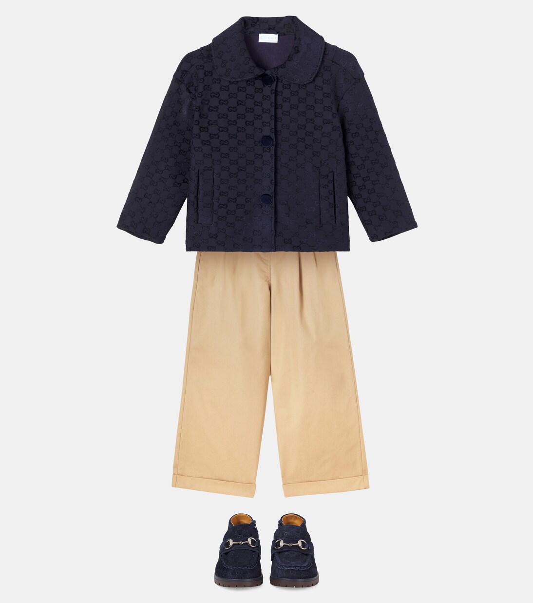 Pantalon Web Stripe en coton | Gucci Kids