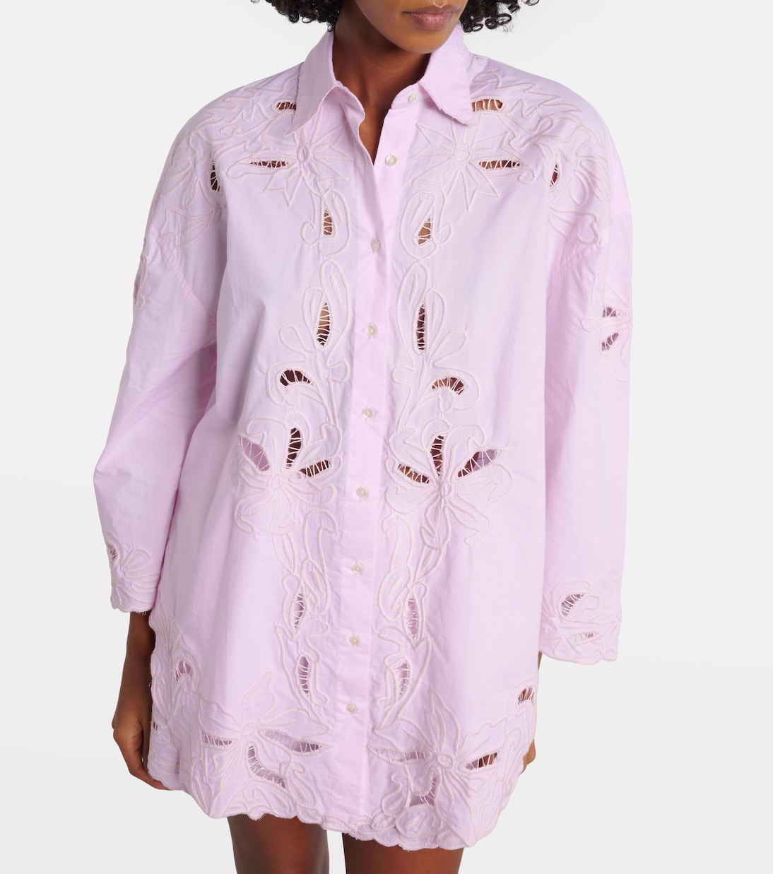 Oversized cotton top | Juliet Dunn