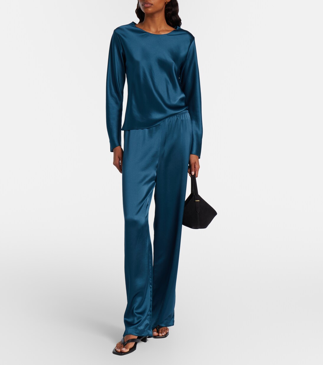 Barb satin top | Leset