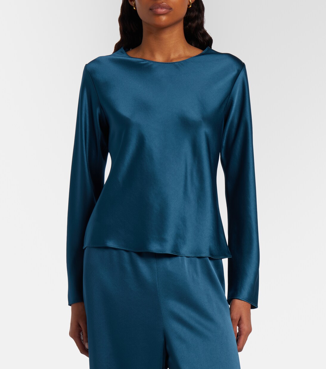 Barb satin top | Leset