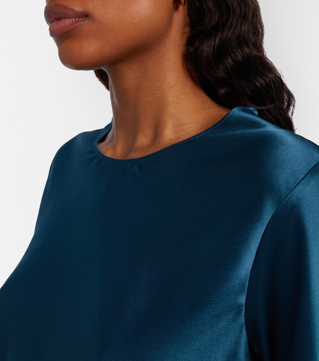 Barb satin top | Leset