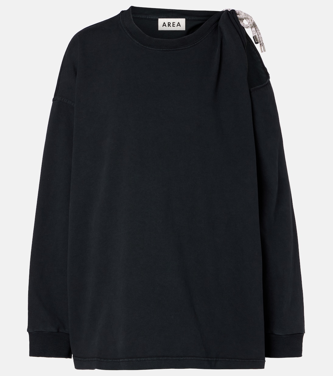 Embellished cotton jersey T-shirt | Area