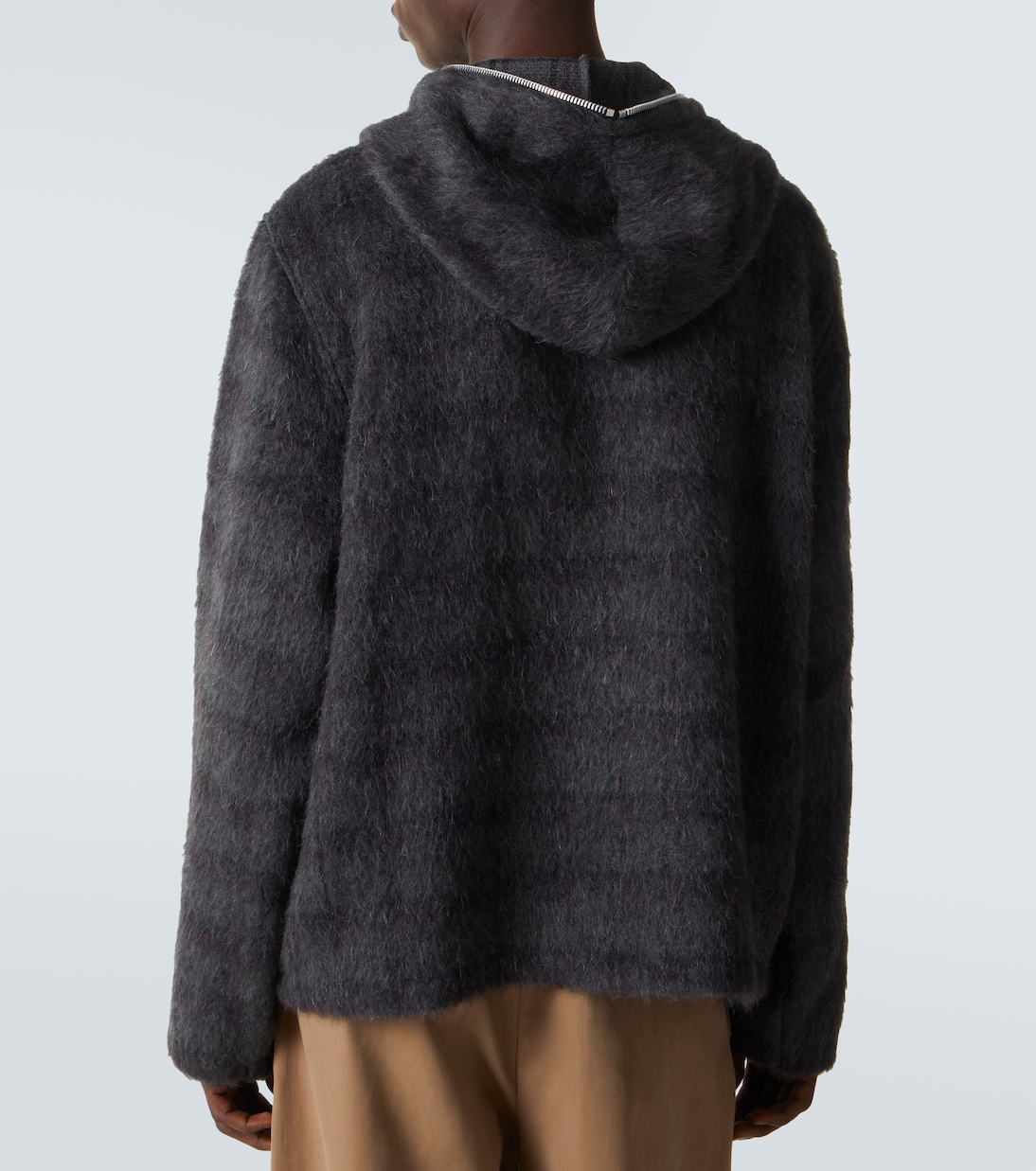 Sudadera con capucha de punto a cuadros | Our Legacy