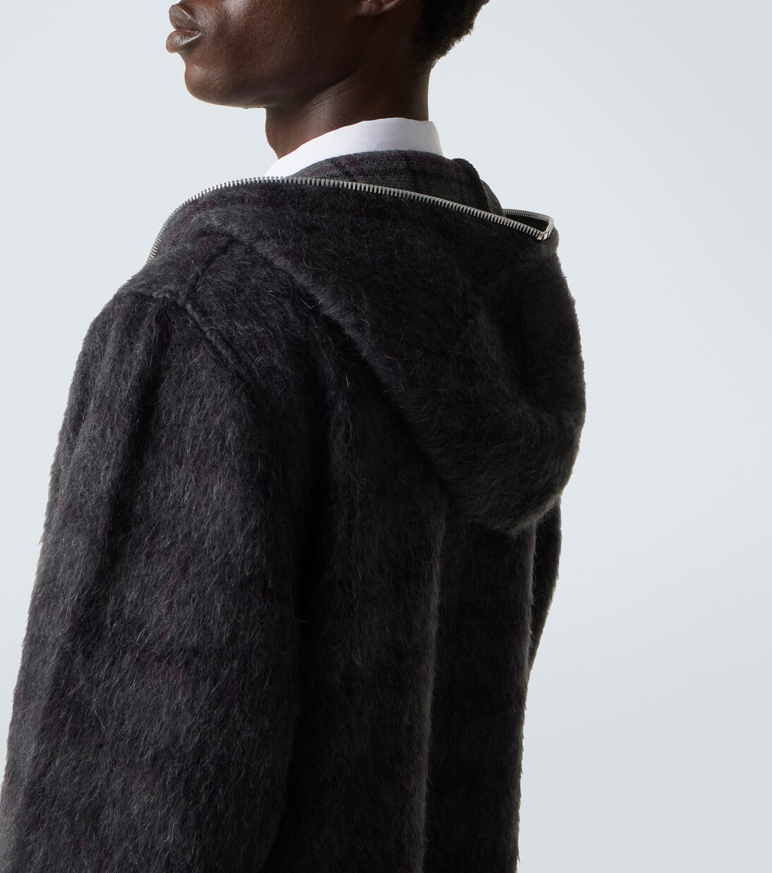 Sudadera con capucha de punto a cuadros | Our Legacy