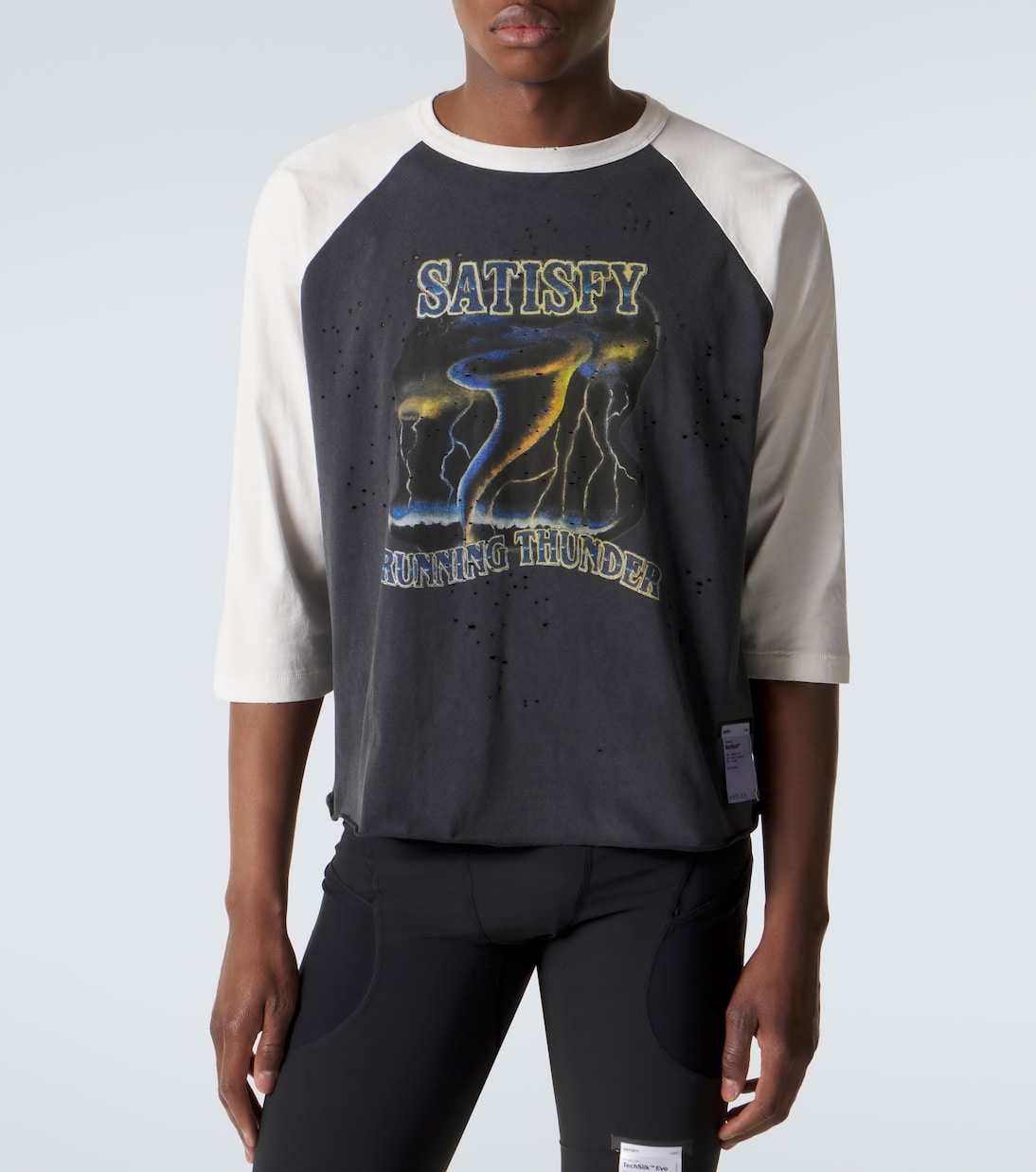 T-shirt MothTech in cotone con stampa | Satisfy