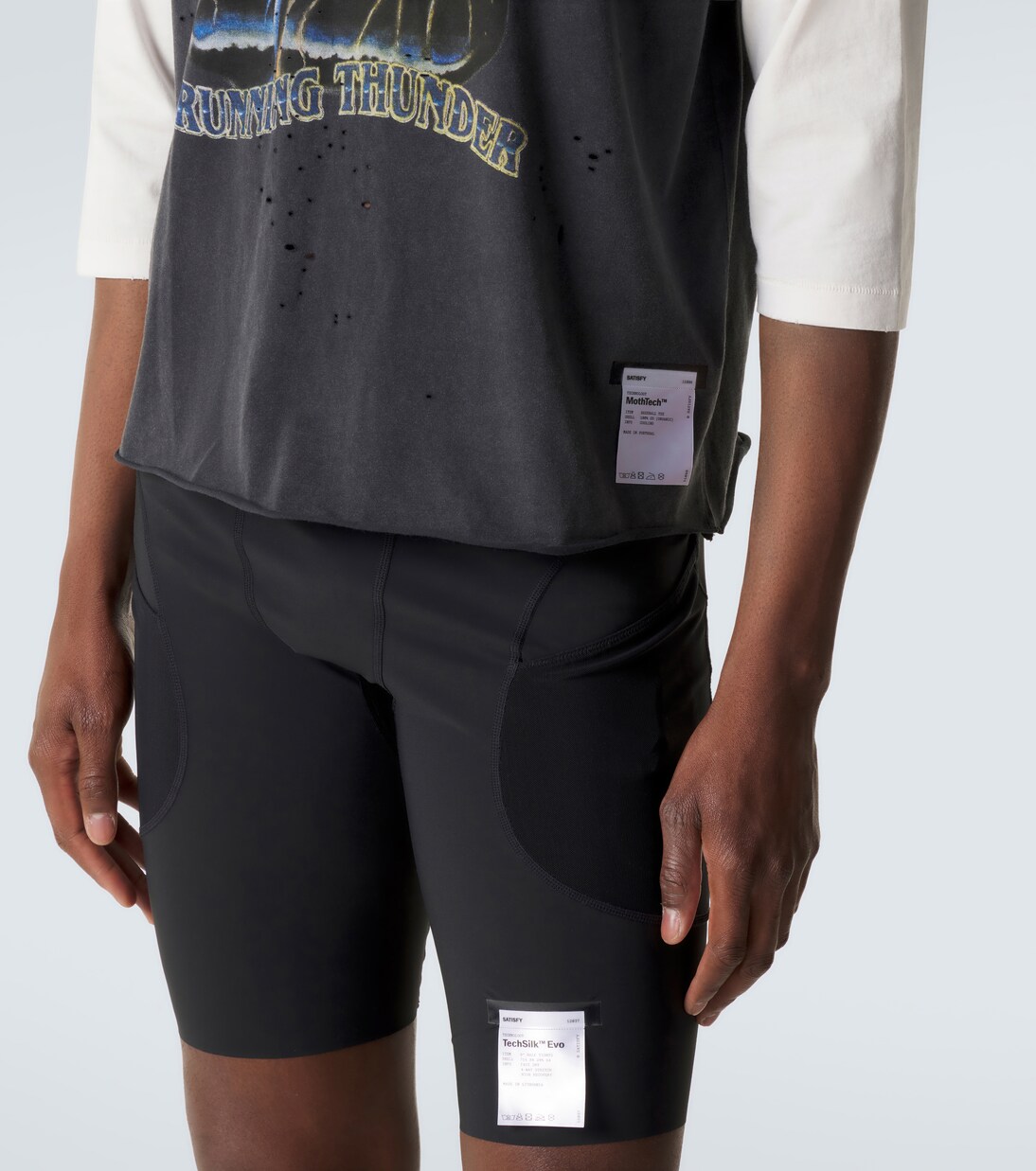 T-shirt MothTech in cotone con stampa | Satisfy