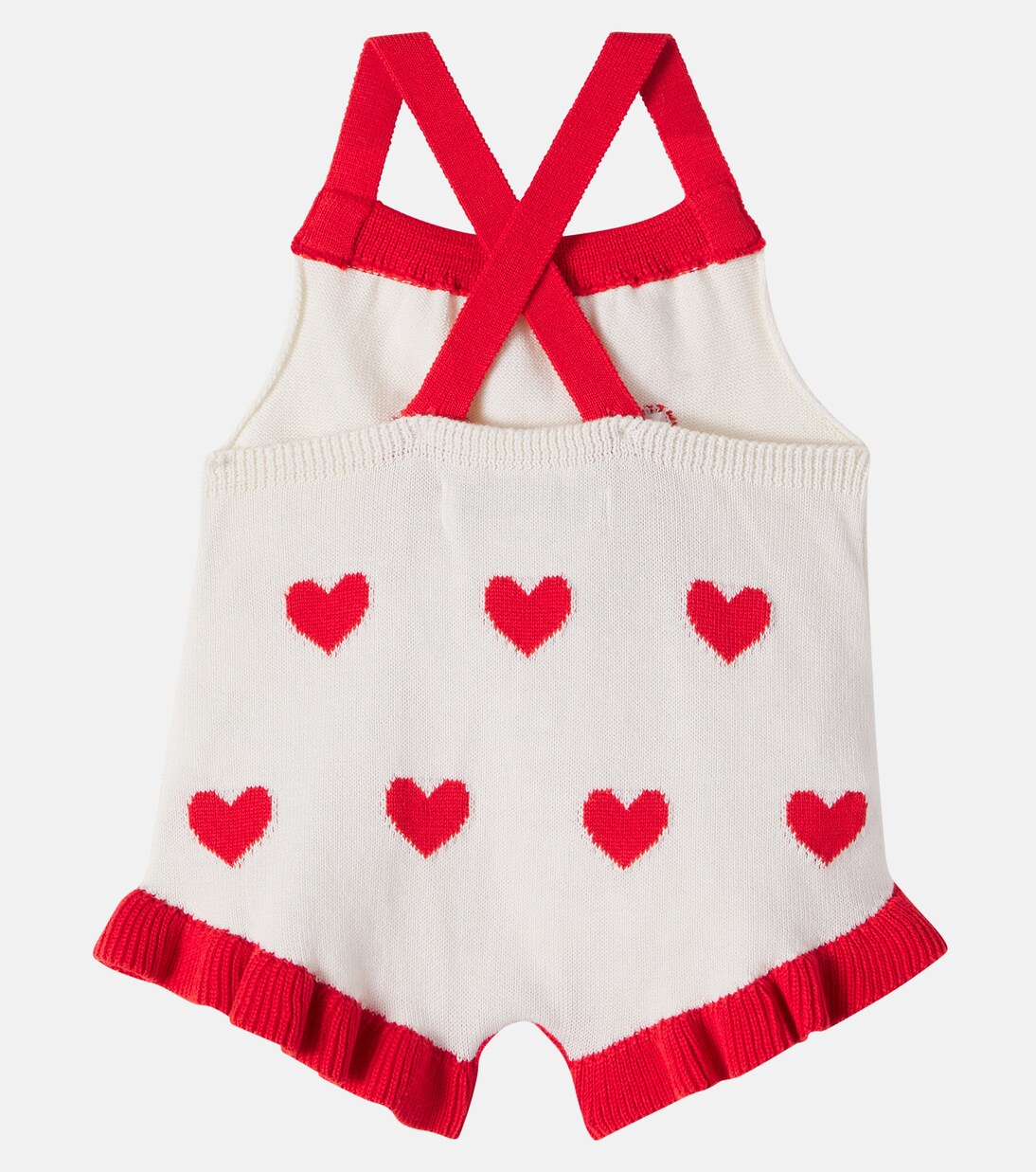 Baby Maqui cotton jacquard playsuit | The New Society