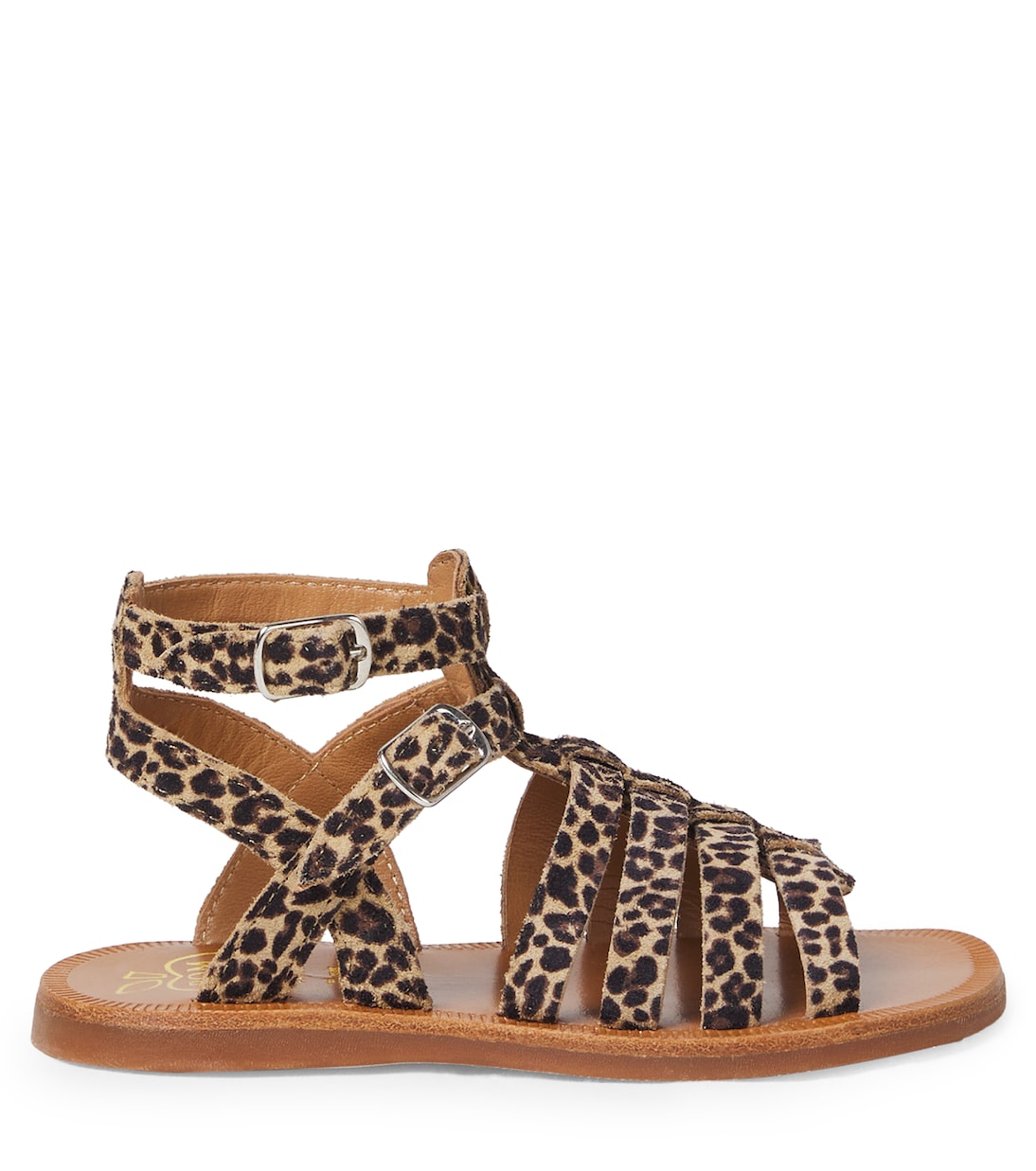 Plagette Gladiator suede sandals | Pom d'Api