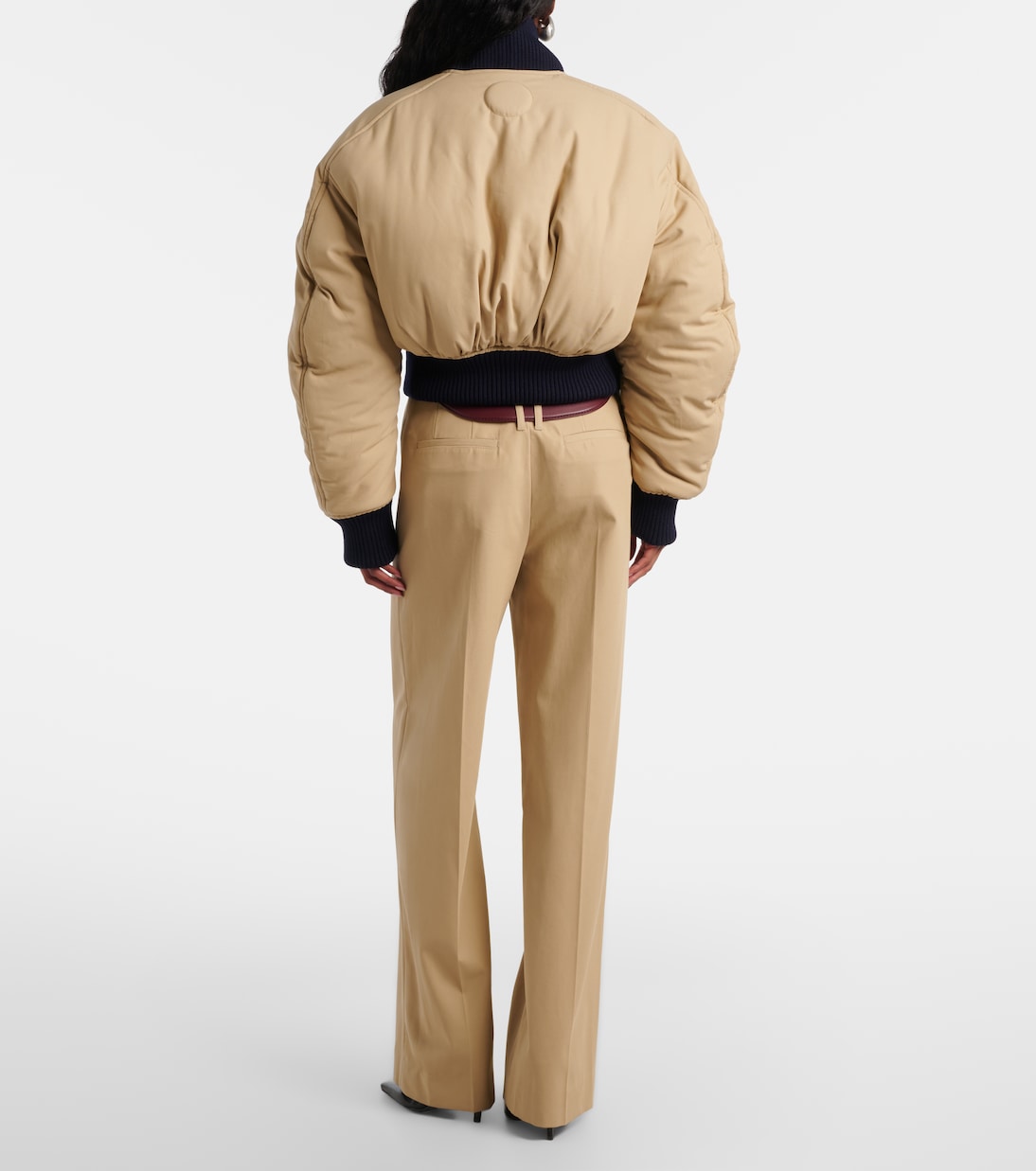 Cutout cotton wide-leg pants | Jean Paul Gaultier