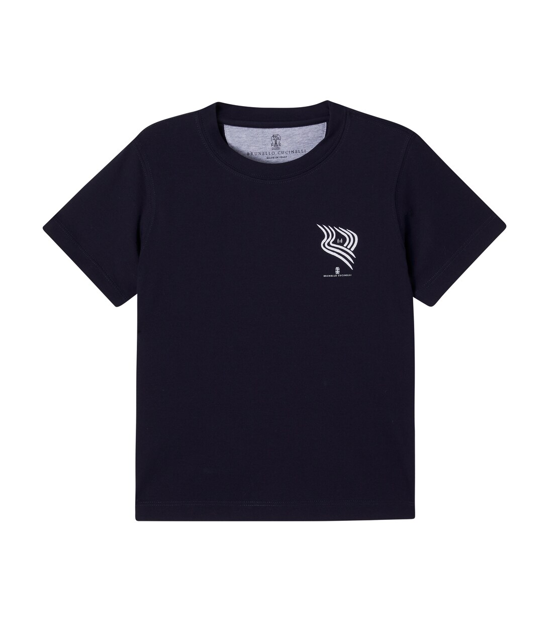 Logo cotton jersey T-shirt | Brunello Cucinelli Kids