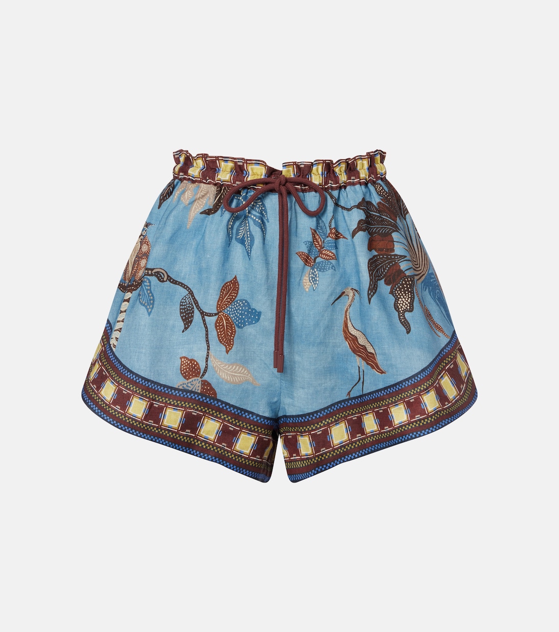 Short Georgie imprimé en lin | Alémais