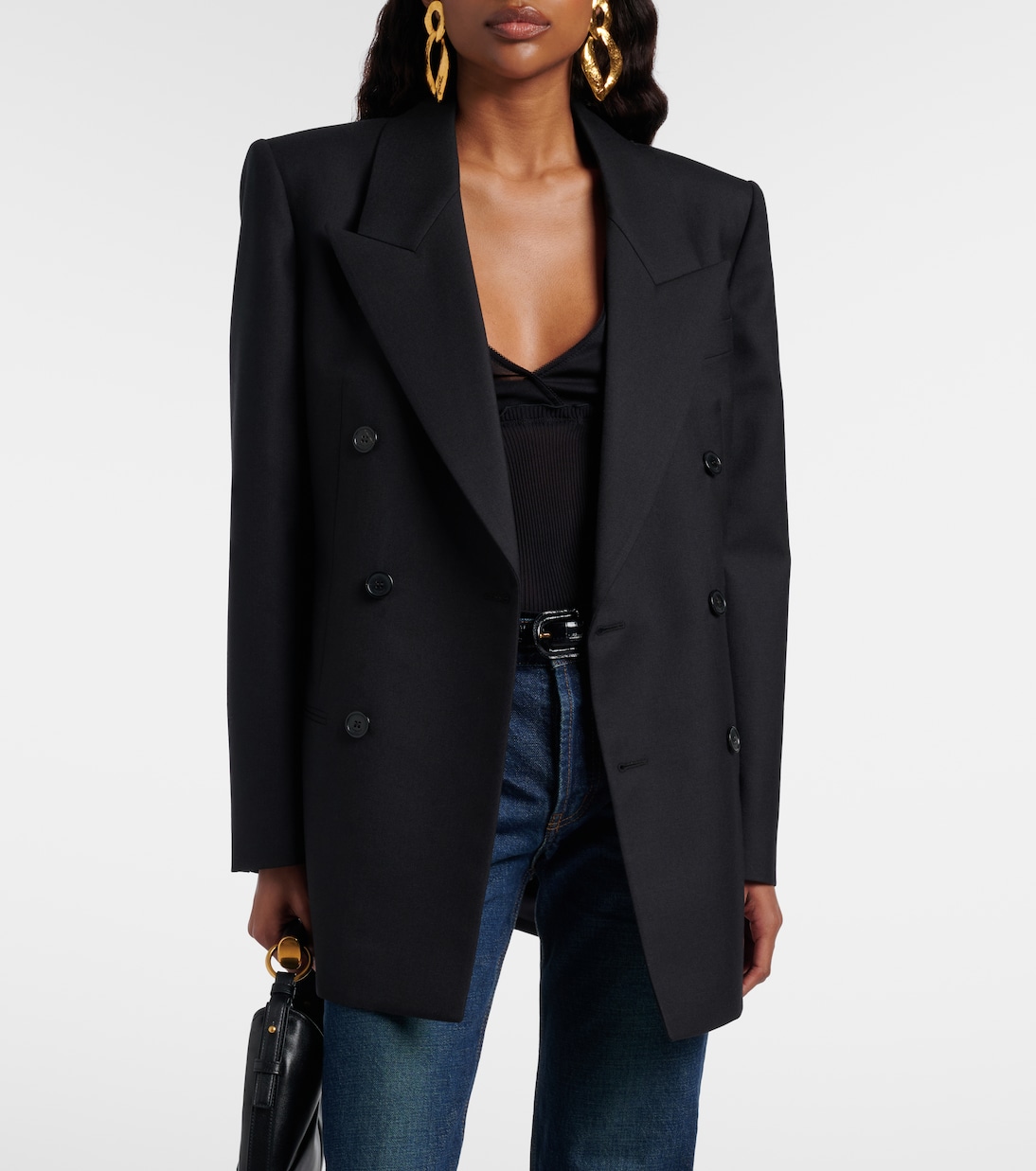 Double-breasted wool blazer | Saint Laurent