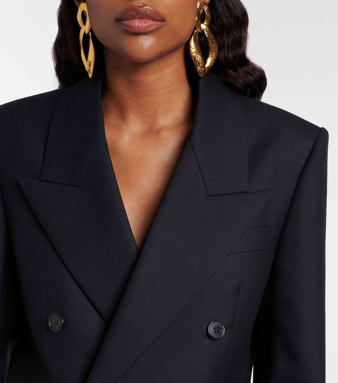 Double-breasted wool blazer | Saint Laurent