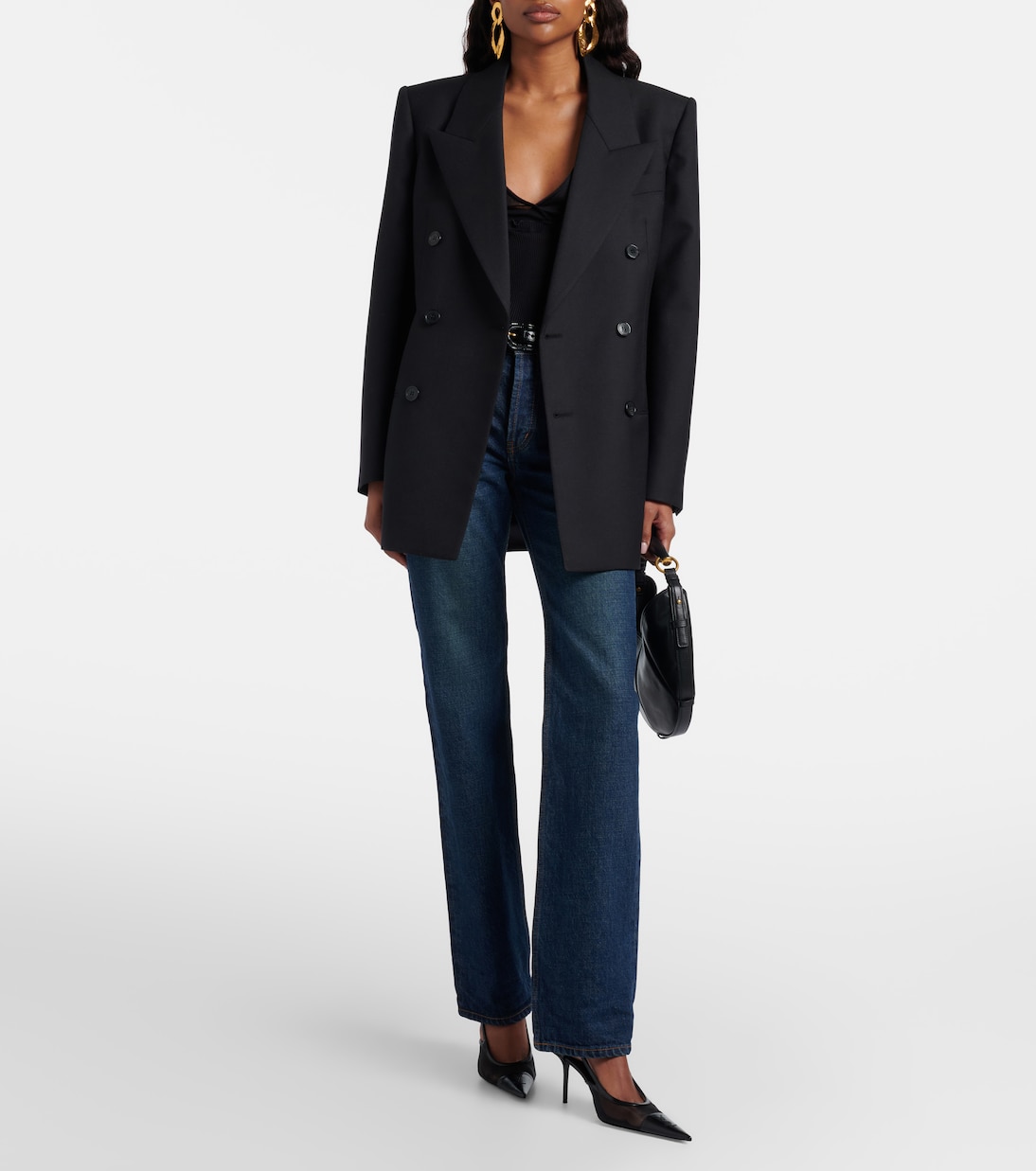 Double-breasted wool blazer | Saint Laurent