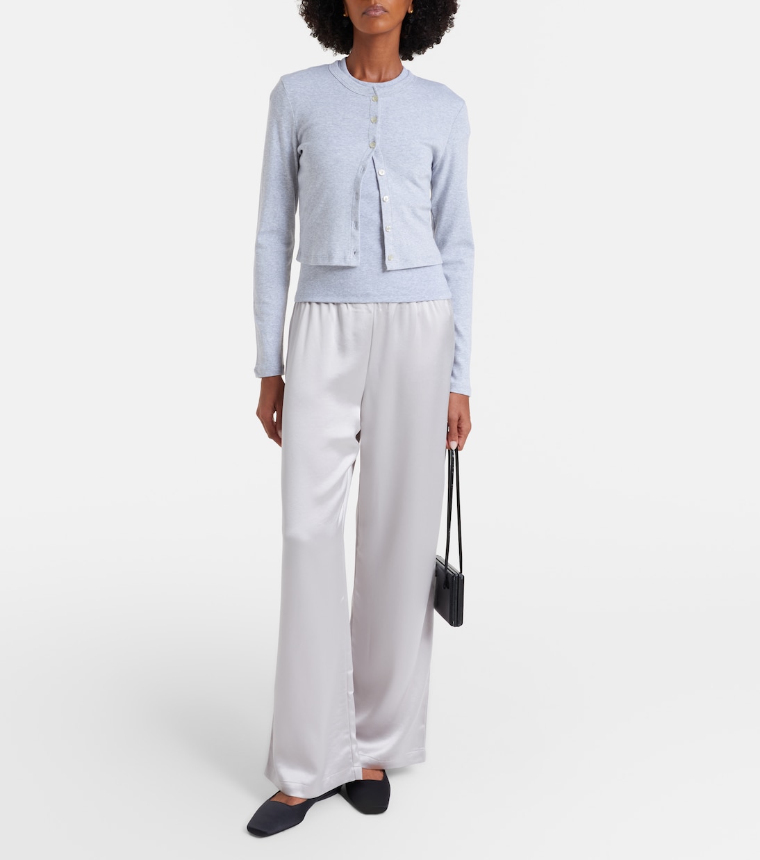 Nando cotton jersey cardigan | Leset