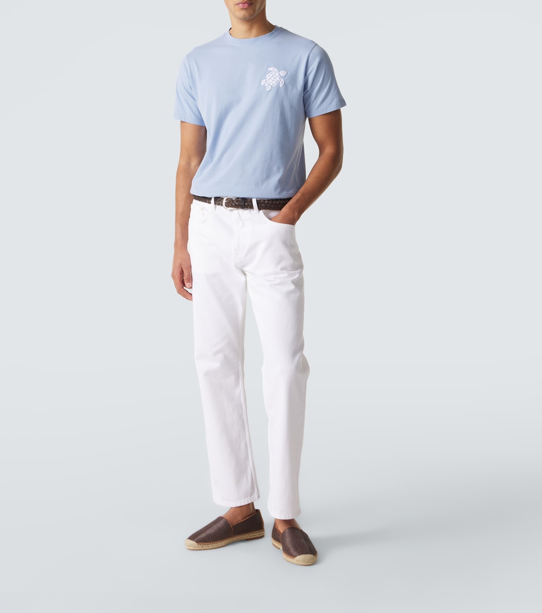 Embroidered cotton T-shirt | Vilebrequin