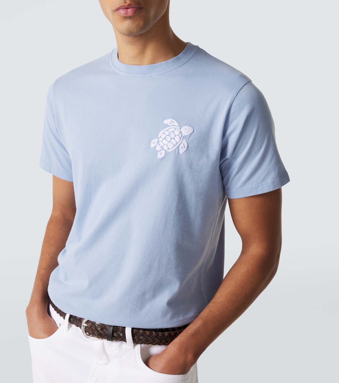 Embroidered cotton T-shirt | Vilebrequin