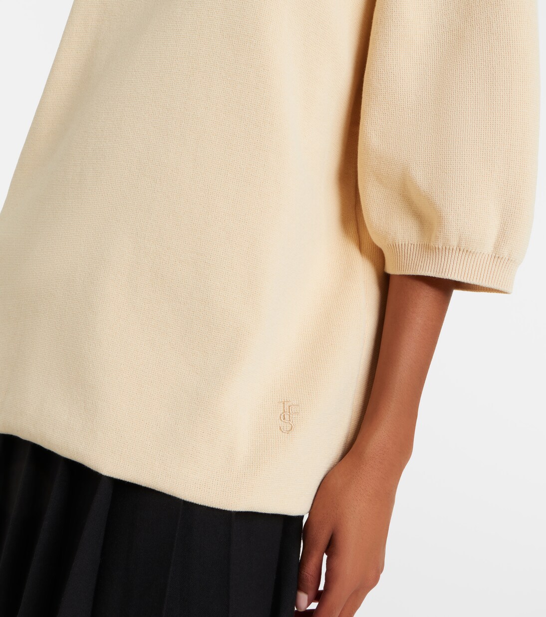 Nola cotton polo sweater | The Frankie Shop