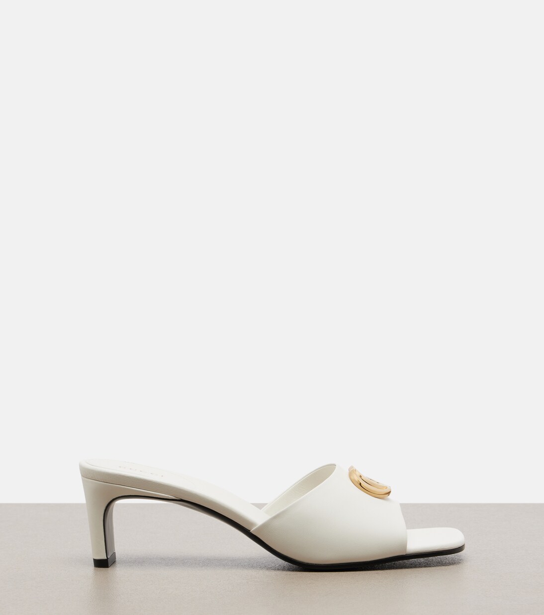 Double G leather mules | Gucci