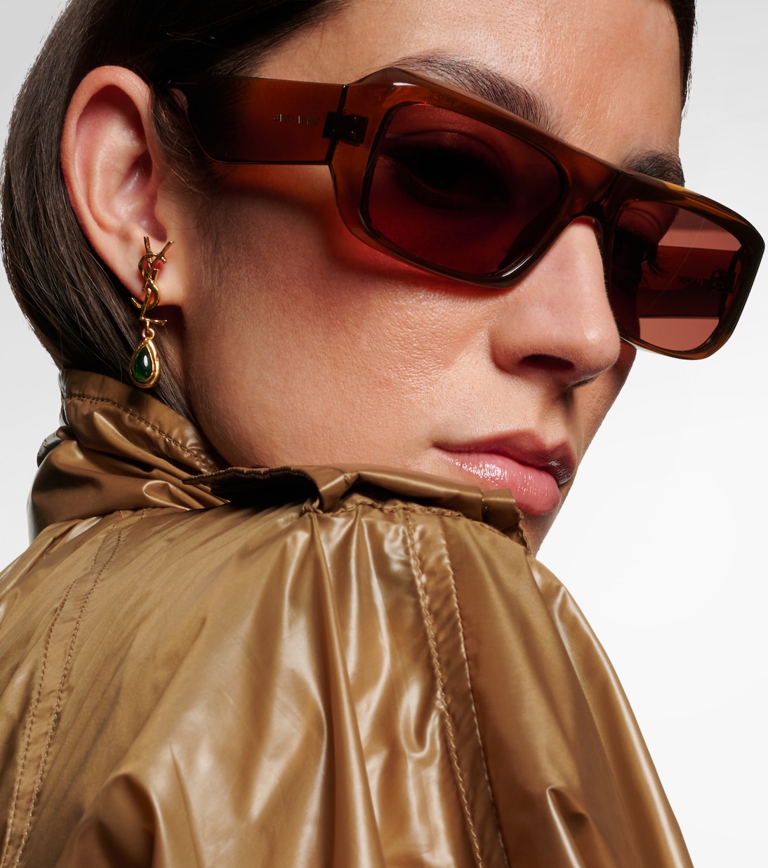 Gafas de sol rectangulares SL Logo | Saint Laurent