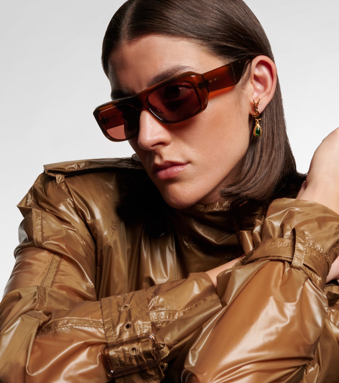 Gafas de sol rectangulares SL Logo | Saint Laurent