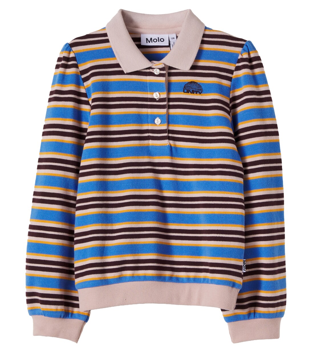 Ravi striped cotton polo shirt | Molo