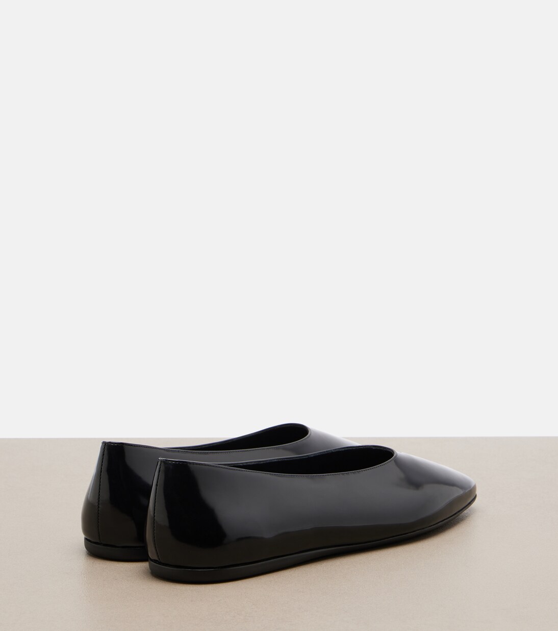 Leather ballet flats | Prada