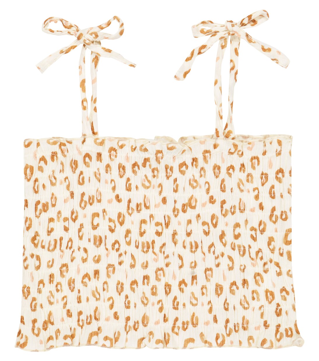 Leo printed cotton crop top | The New Society