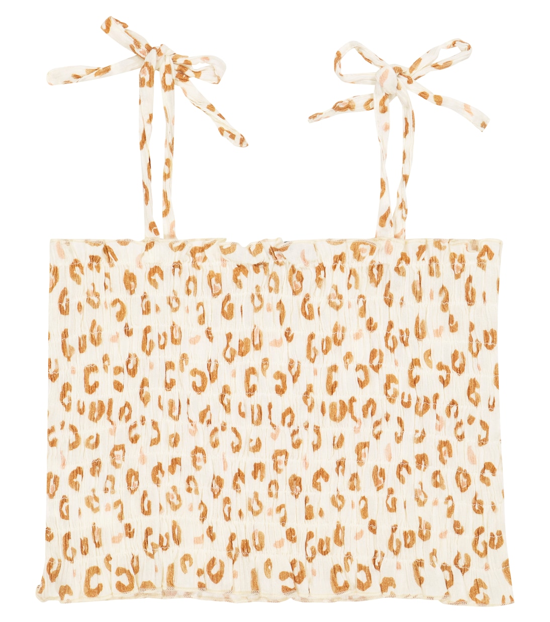 Leo printed cotton crop top | The New Society