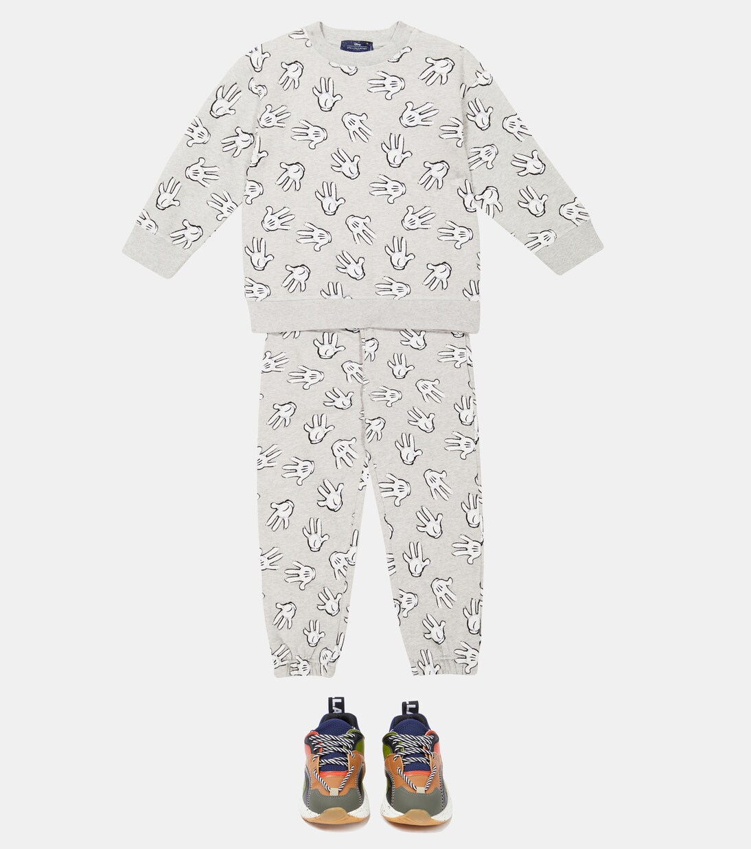 x Disney® sweatshirt and sweatpants cotton set | Stella McCartney Kids
