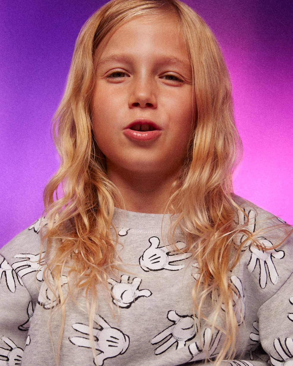 x Disney® sweatshirt and sweatpants cotton set | Stella McCartney Kids