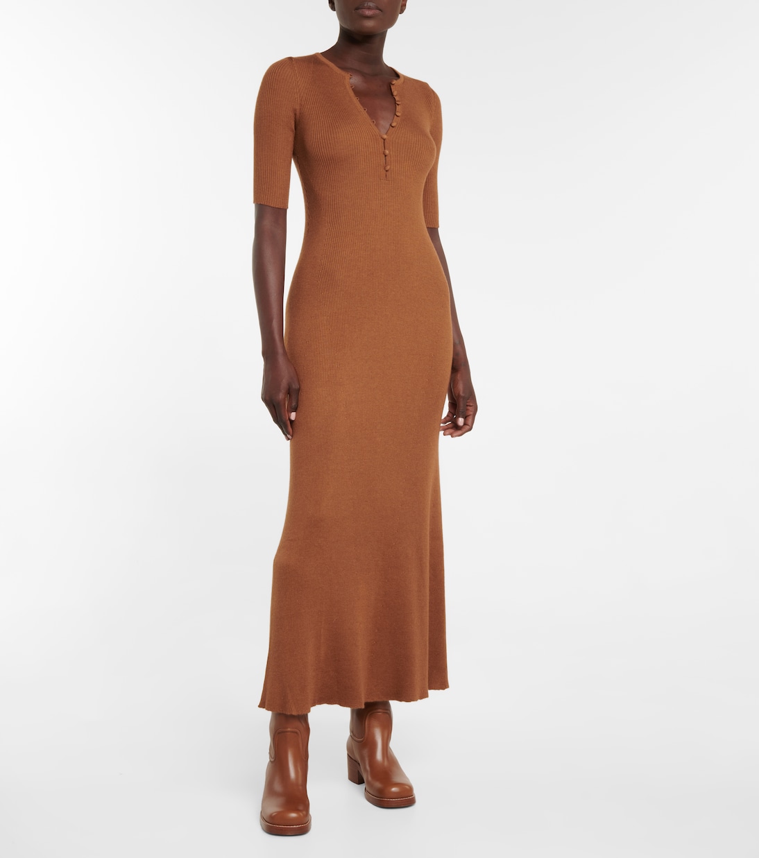 Maxikleid Johanna aus Rippstrick | Gabriela Hearst