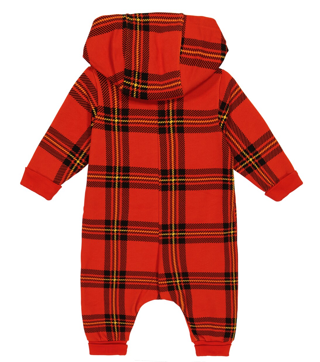 Baby checked cotton onesie | Mini Rodini