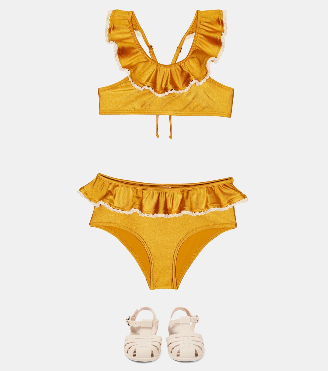Tiggy ruffle-trimmed bikini | Zimmermann Kids