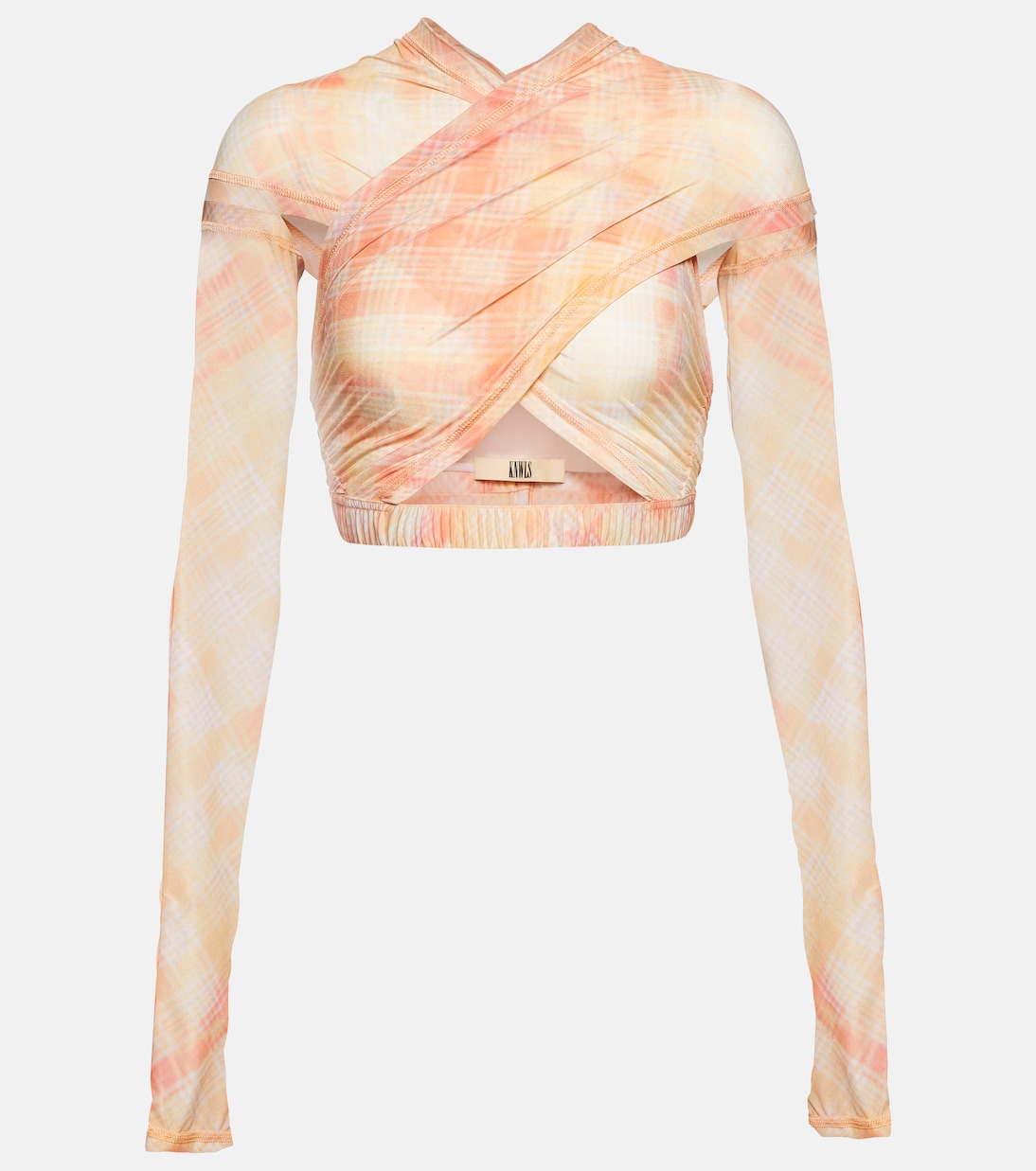 Cropped-Top Anti Cross Over aus Jersey | KNWLS