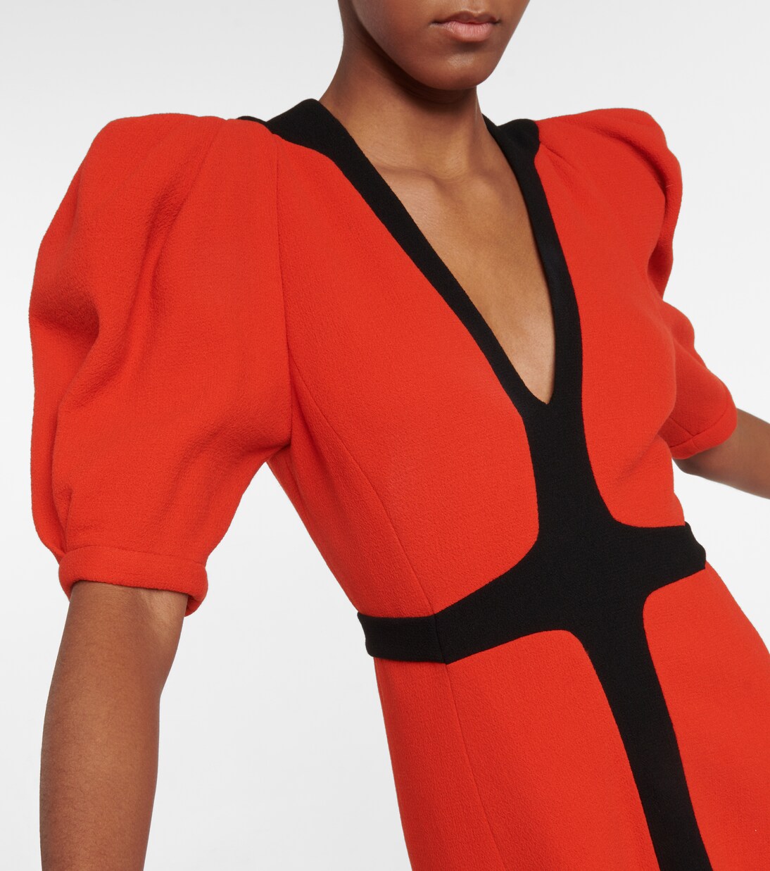 Midikleid Luz aus Woll-Crêpe | Gabriela Hearst