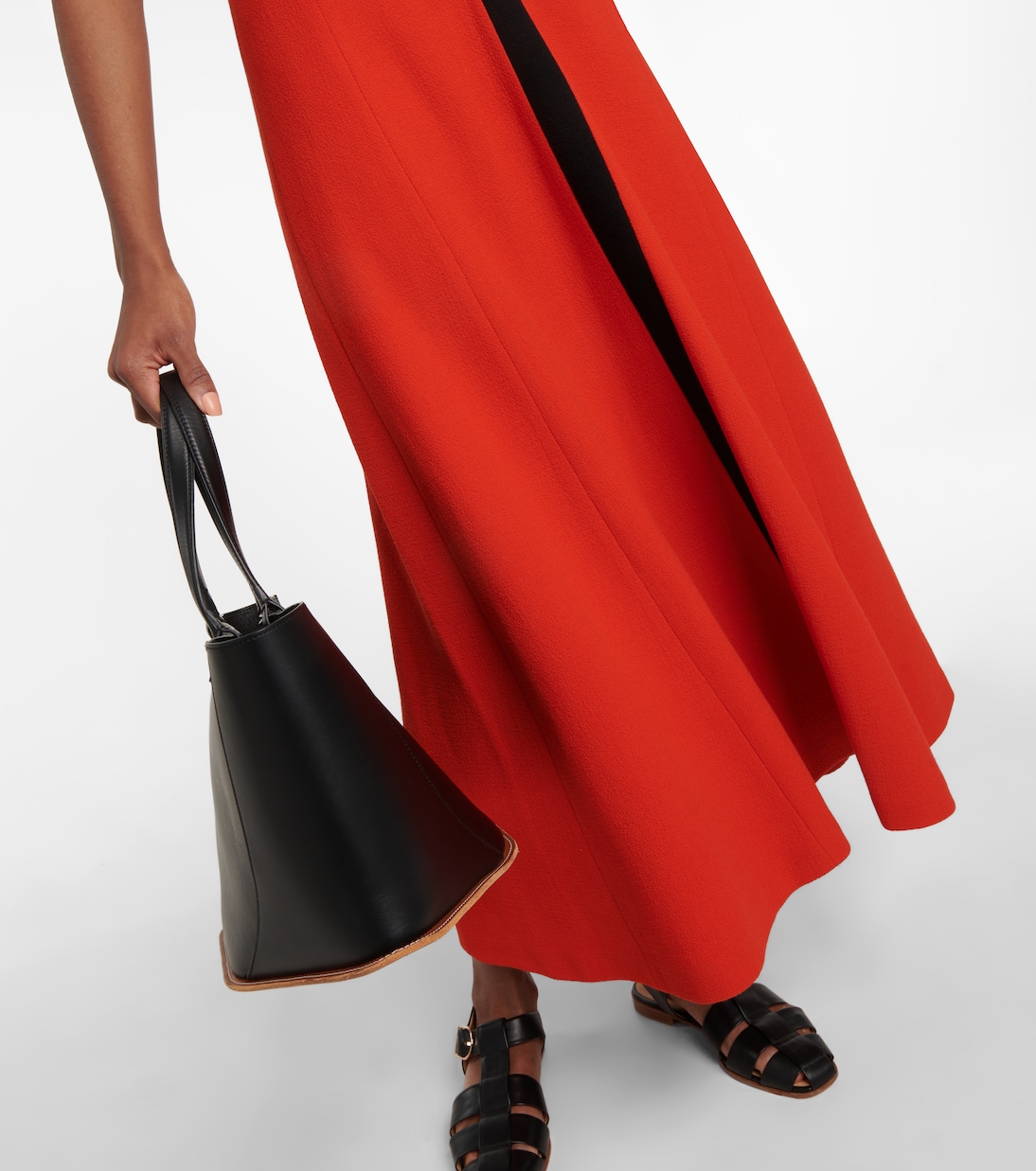 Midikleid Luz aus Woll-Crêpe | Gabriela Hearst